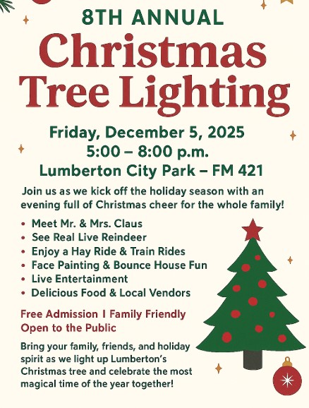 Lumberton Annual Christmas Tree Lighting