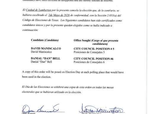 ORDER OF CANCELLATION – SIGNED