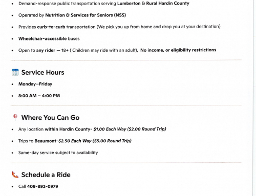 Southeast TX Transit Service